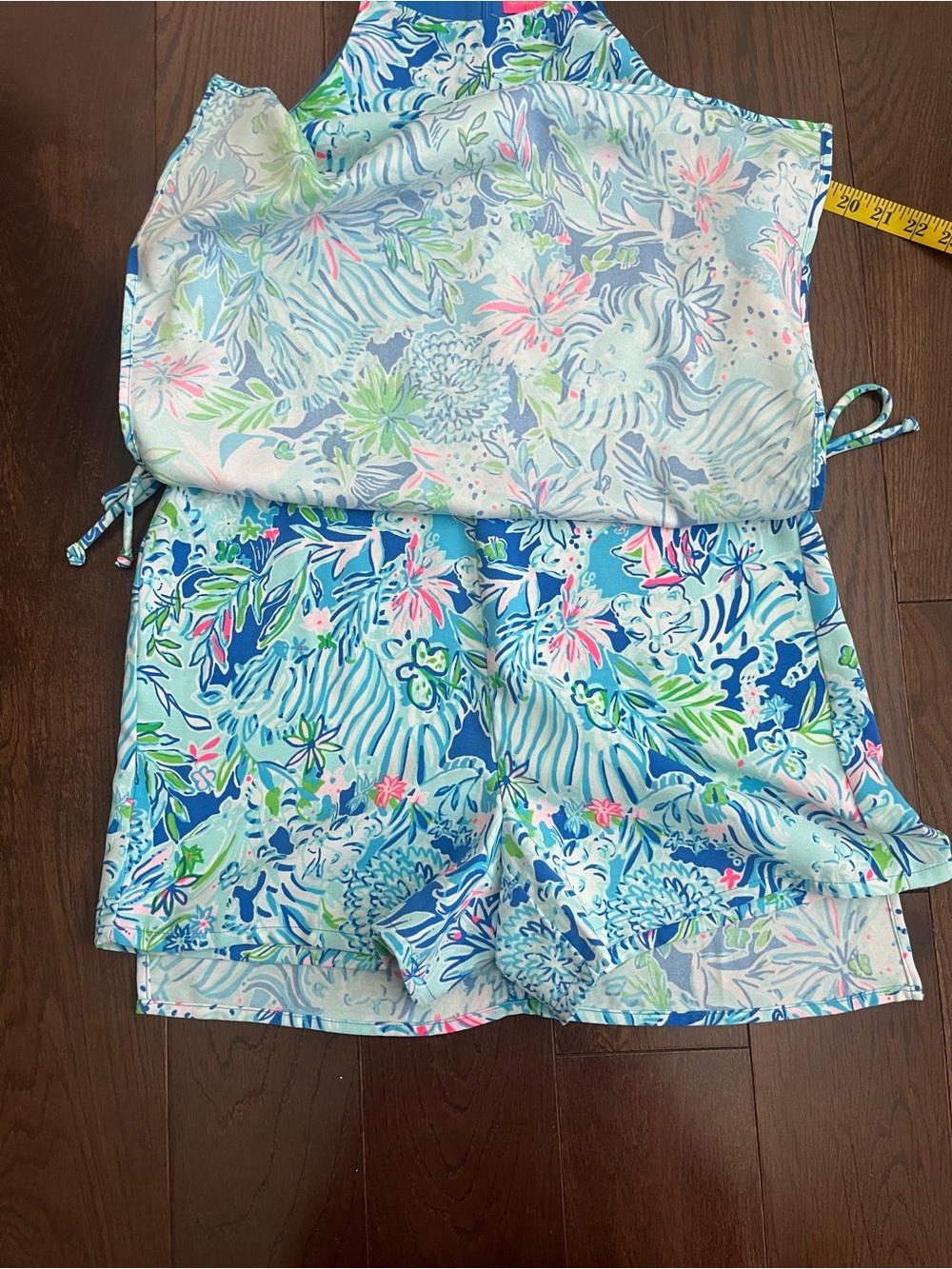 Lilly Pulitzer Side Tie Halter Romper - Picture 5 of 6